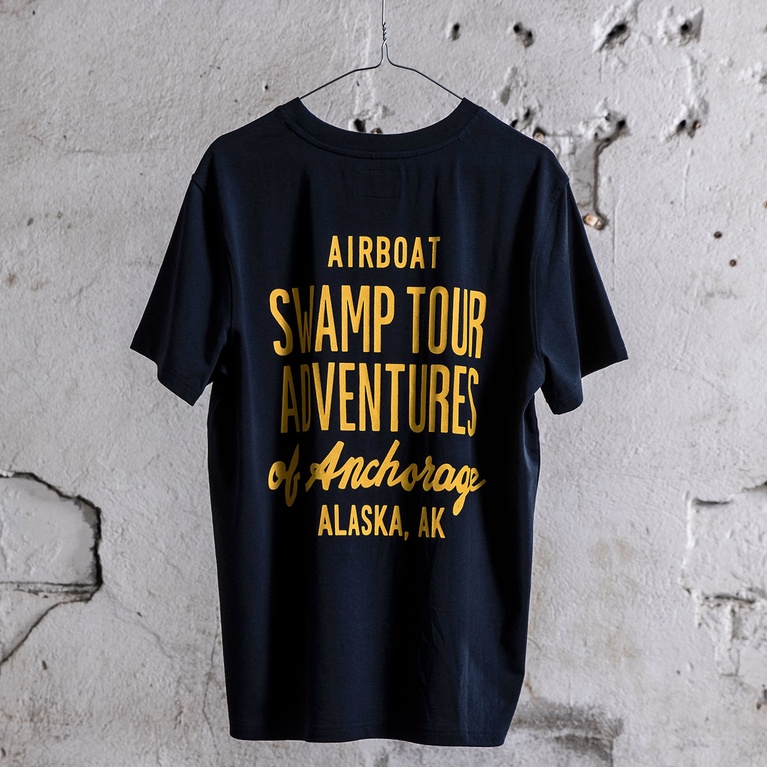 Printed Vintage Tee Navy 4